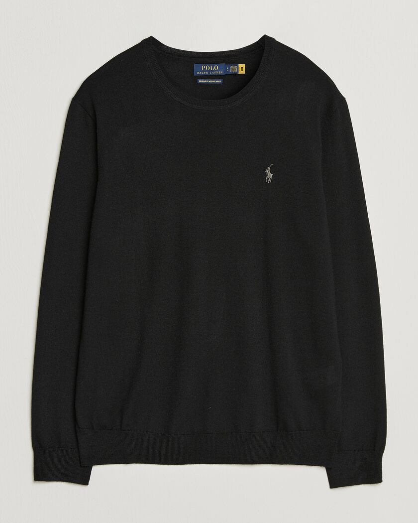 Polo Ralph Lauren Long Sleeve Pullover Polo Black – Black