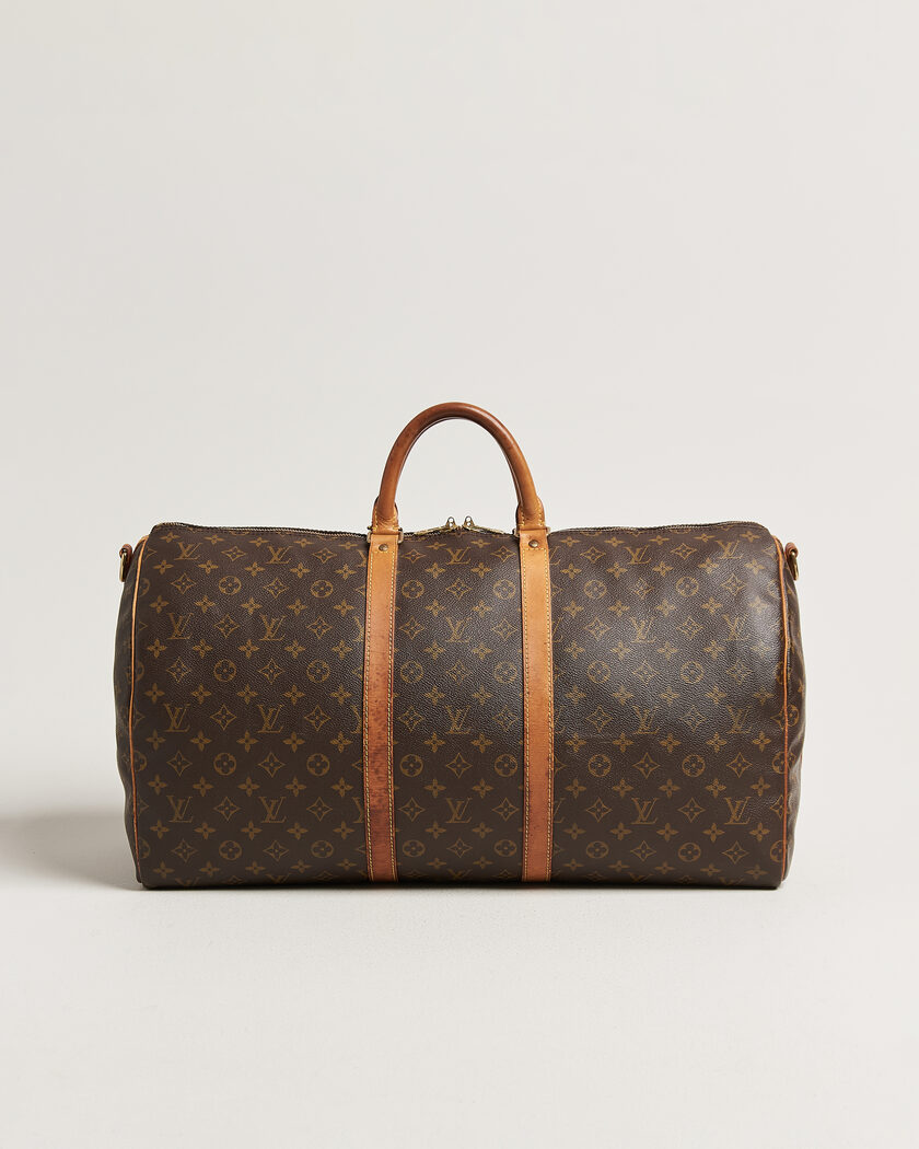 Louis Vuitton Pre-Owned Keepall 55 Bandouliére Monogram – Brown