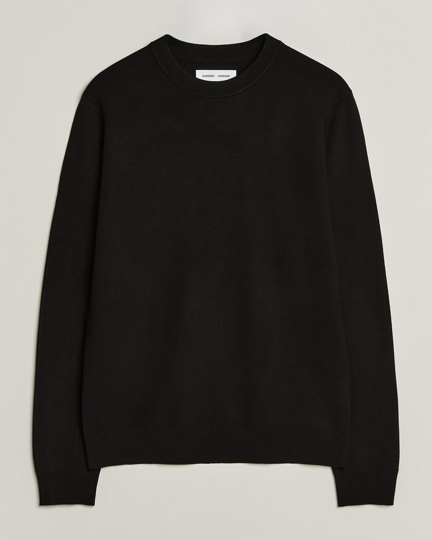 Samsøe Samsøe Matt Crew Neck Sweater Black – Black