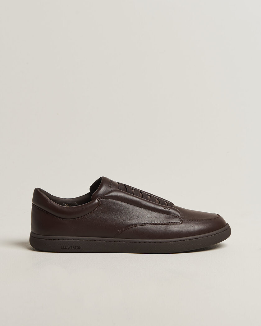 J.M. Weston Dress Sneaker Black Nappa – Black