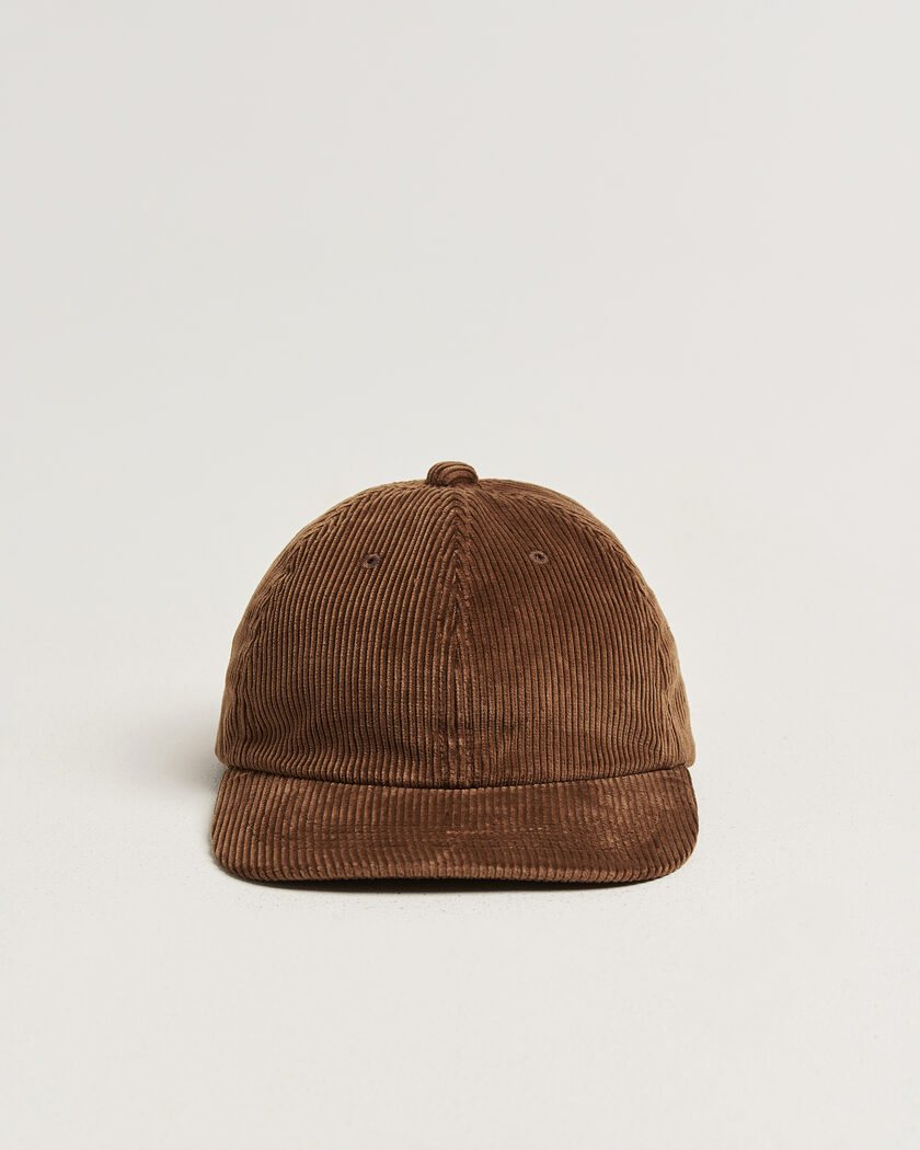 BEAMS PLUS 6 Panel Corduroy Cap Brown – Brown