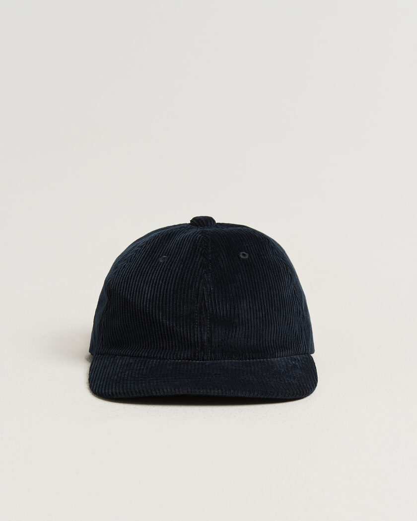 BEAMS PLUS 6 Panel Corduroy Cap Navy – Blue