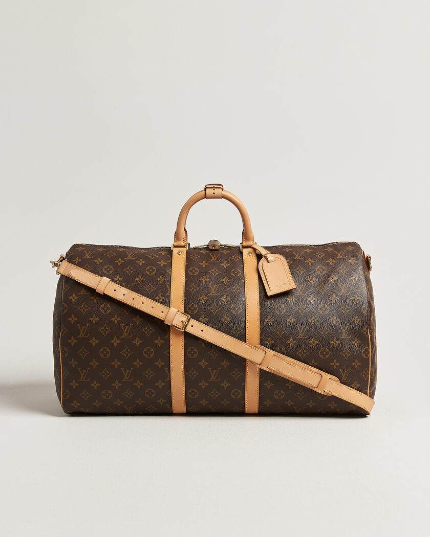 Louis Vuitton Pre-Owned Keepall Bandouliére 55 Monogram – Brown