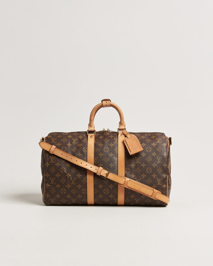 Louis Vuitton Pre-Owned Keepall Bandouliére 45 Monogram – Brown