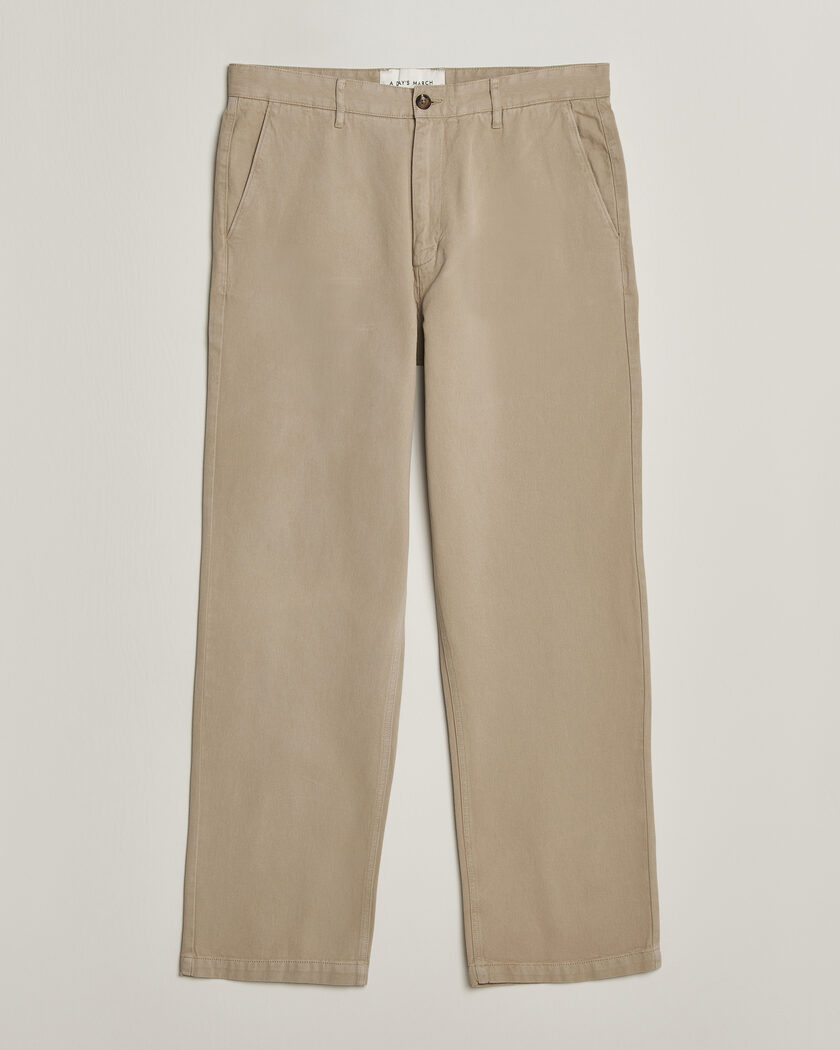 A Day's March Redwood Cotton Chinos Khaki – Beige