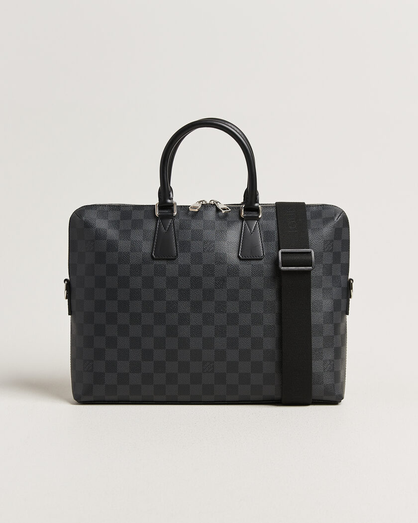 Louis Vuitton Pre-Owned Porte Documents Bag Damier Graphite – Grey
