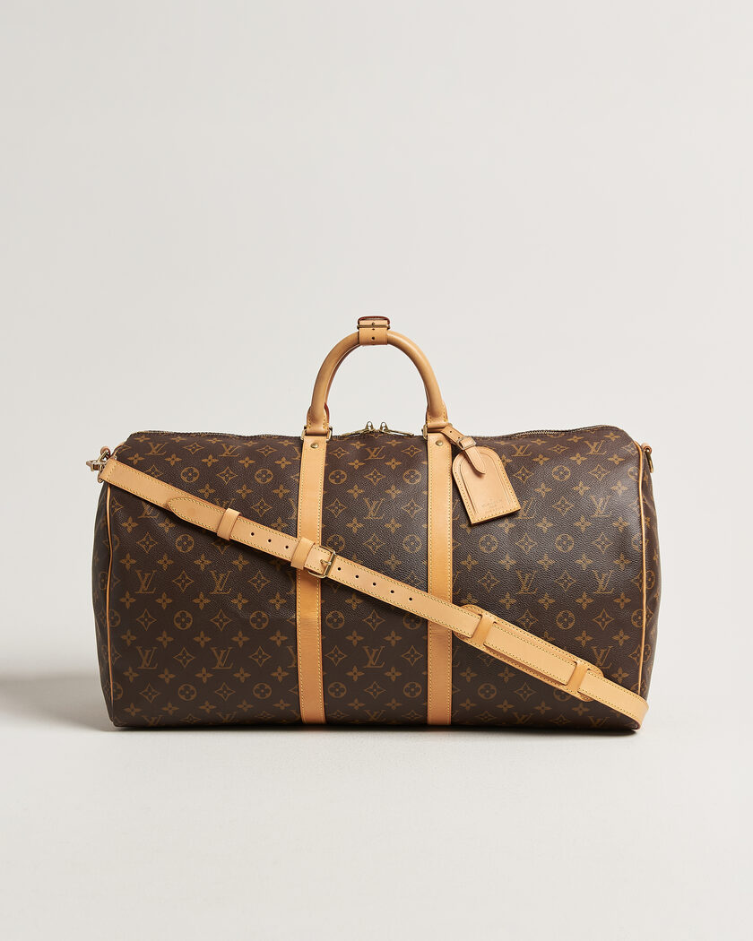 Louis Vuitton Pre-Owned Keepall 55 Bandoulière Monogram – Brown