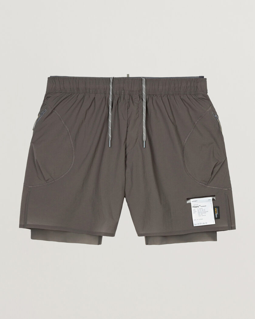 Satisfy Rippy Cordura 5 Inch Shorts Subterranean – Grey