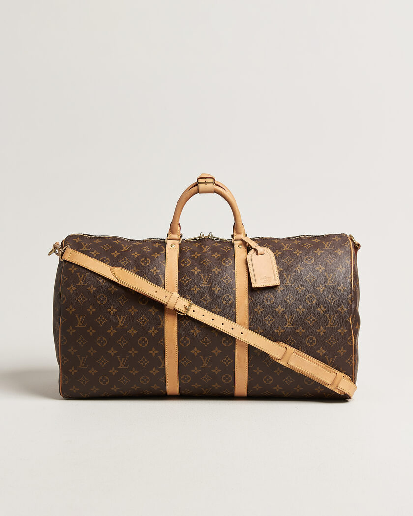 Louis Vuitton Pre-Owned Keepall Bandouliére 55 Monogram – Brown