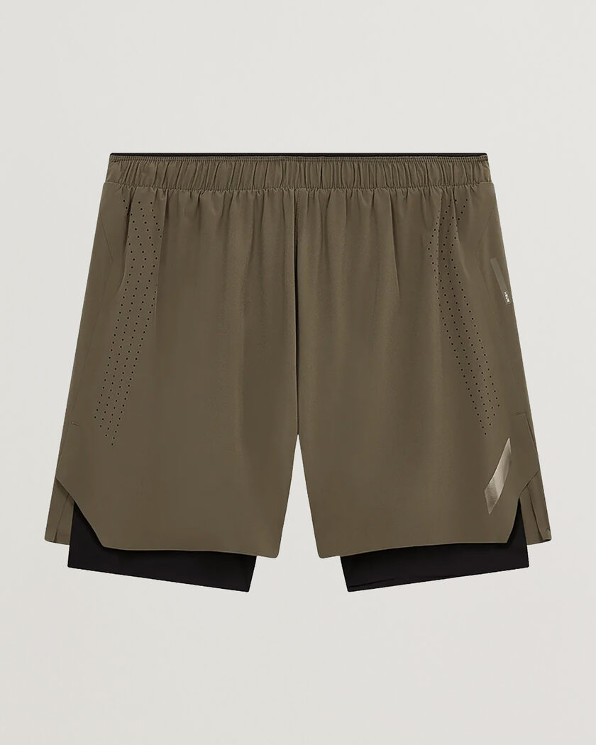 SOAR Running Dual Run Shorts Khaki – Brown