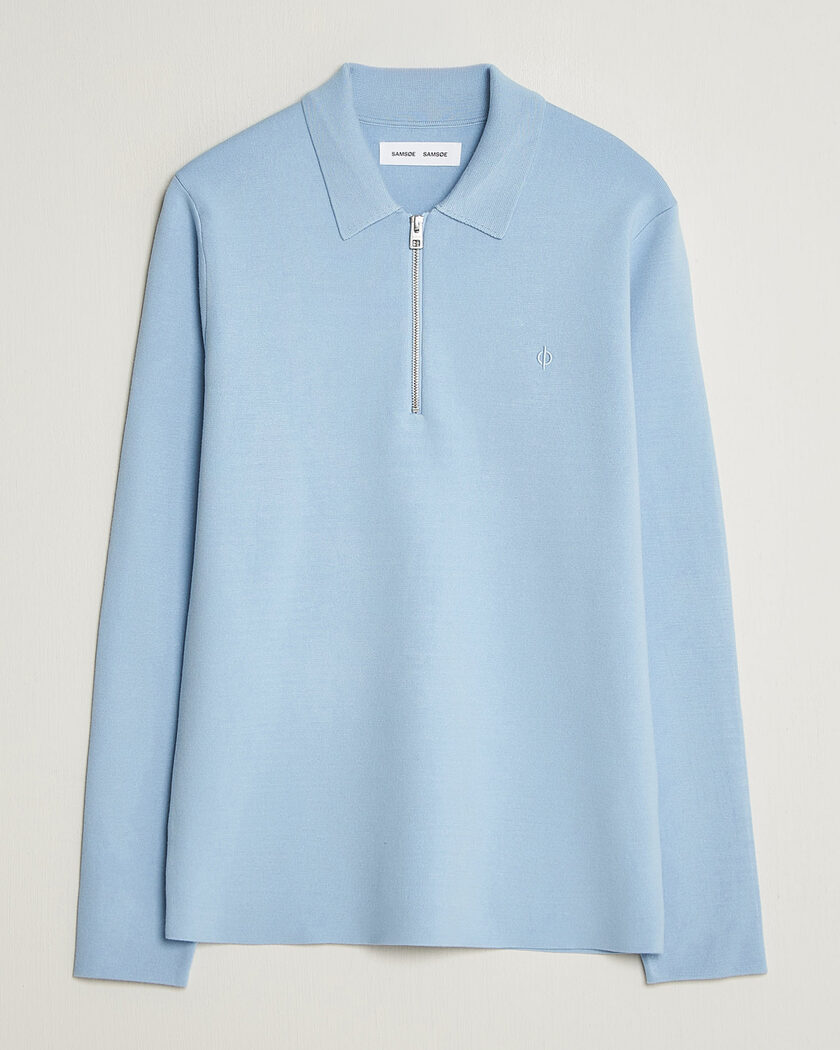 Samsøe Samsøe Matt Half Zip Windsurfer – Blue