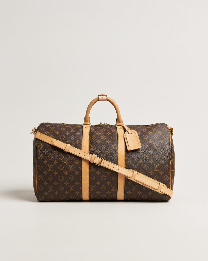 Louis Vuitton Pre-Owned Keepall 50 Bandoulière Monogram – Brown