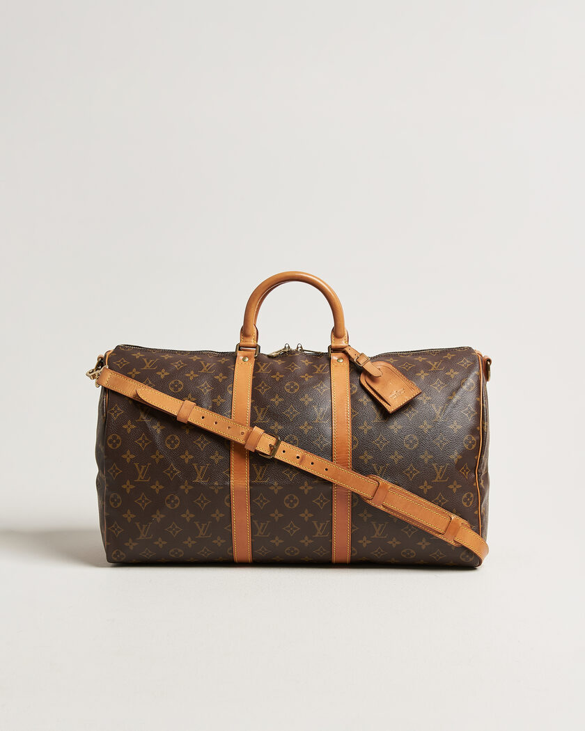Louis Vuitton Pre-Owned Keepall 50 Bandoulière Monogram – Brown
