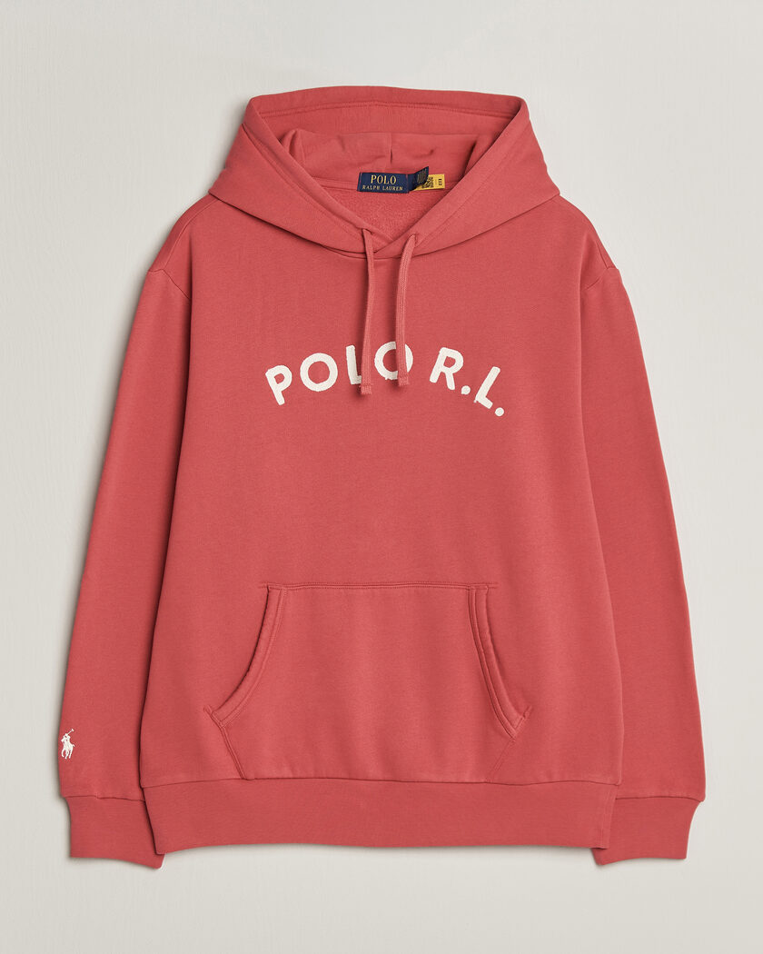 Polo Ralph Lauren Cotton Chest Logo Hood Nantucket Red – Red