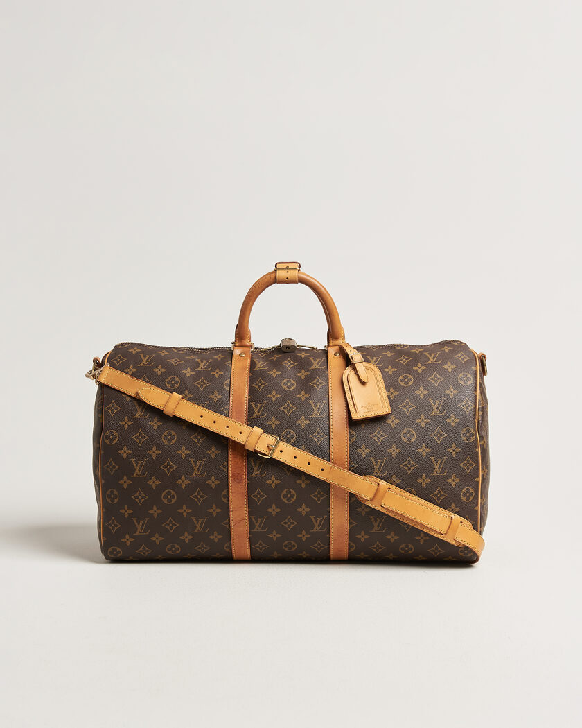 Louis Vuitton Pre-Owned Keepall 50 Bandoulière Monogram – Brown