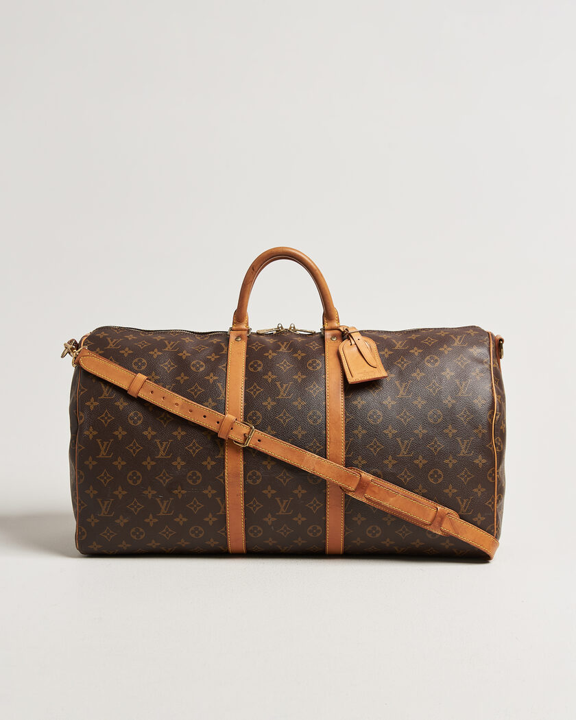 Louis Vuitton Pre-Owned Keepall 55 Bandoulière Monogram – Brown