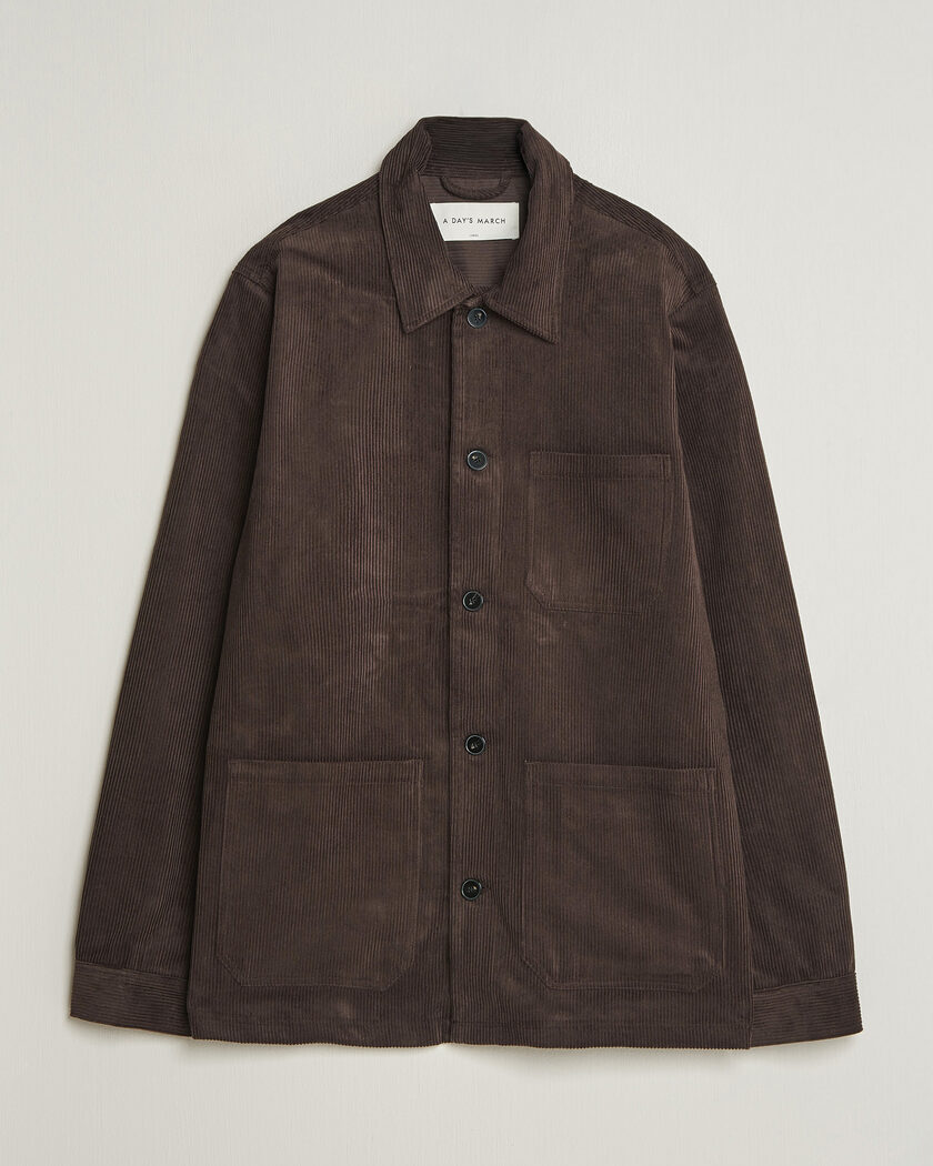 A Day's March Original Corduroy Overshirt  – Brown
