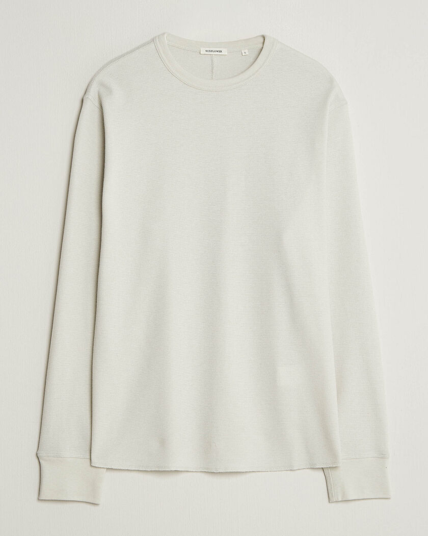 Sunflower Wool Waffle Long Sleeve T-Shirt Kit White – White