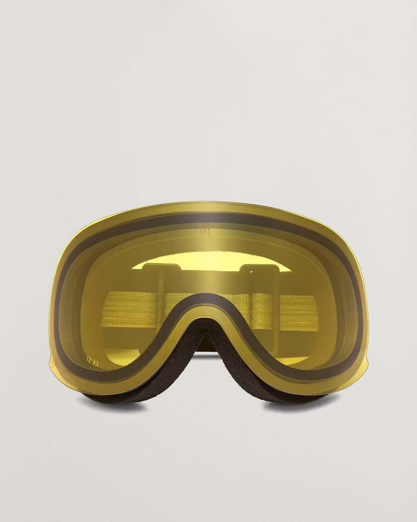 Moncler Lunettes Snowflare Ski Googles Black/Yellow – Black