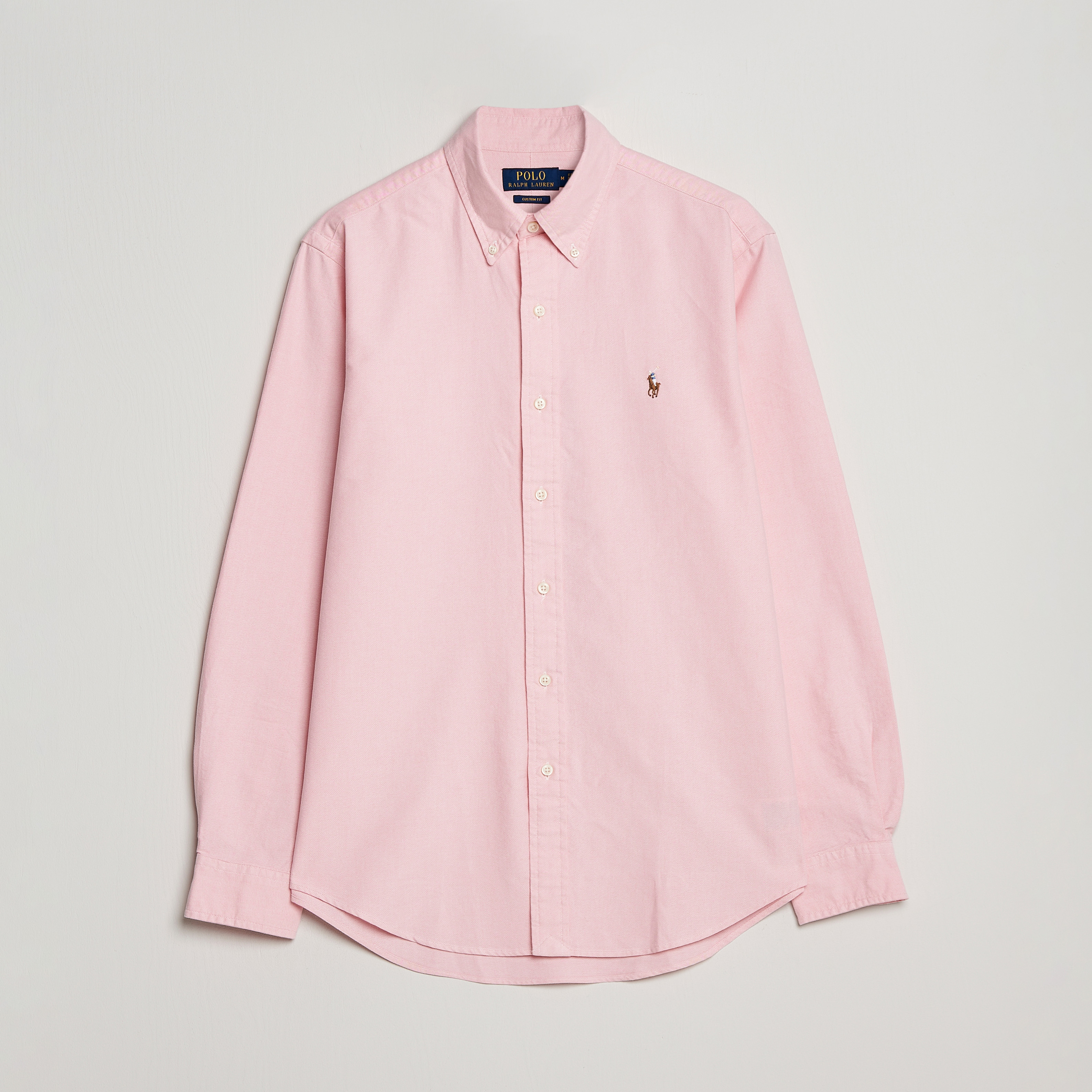Polo Ralph Lauren Custom Fit Oxford Shirt Pink at