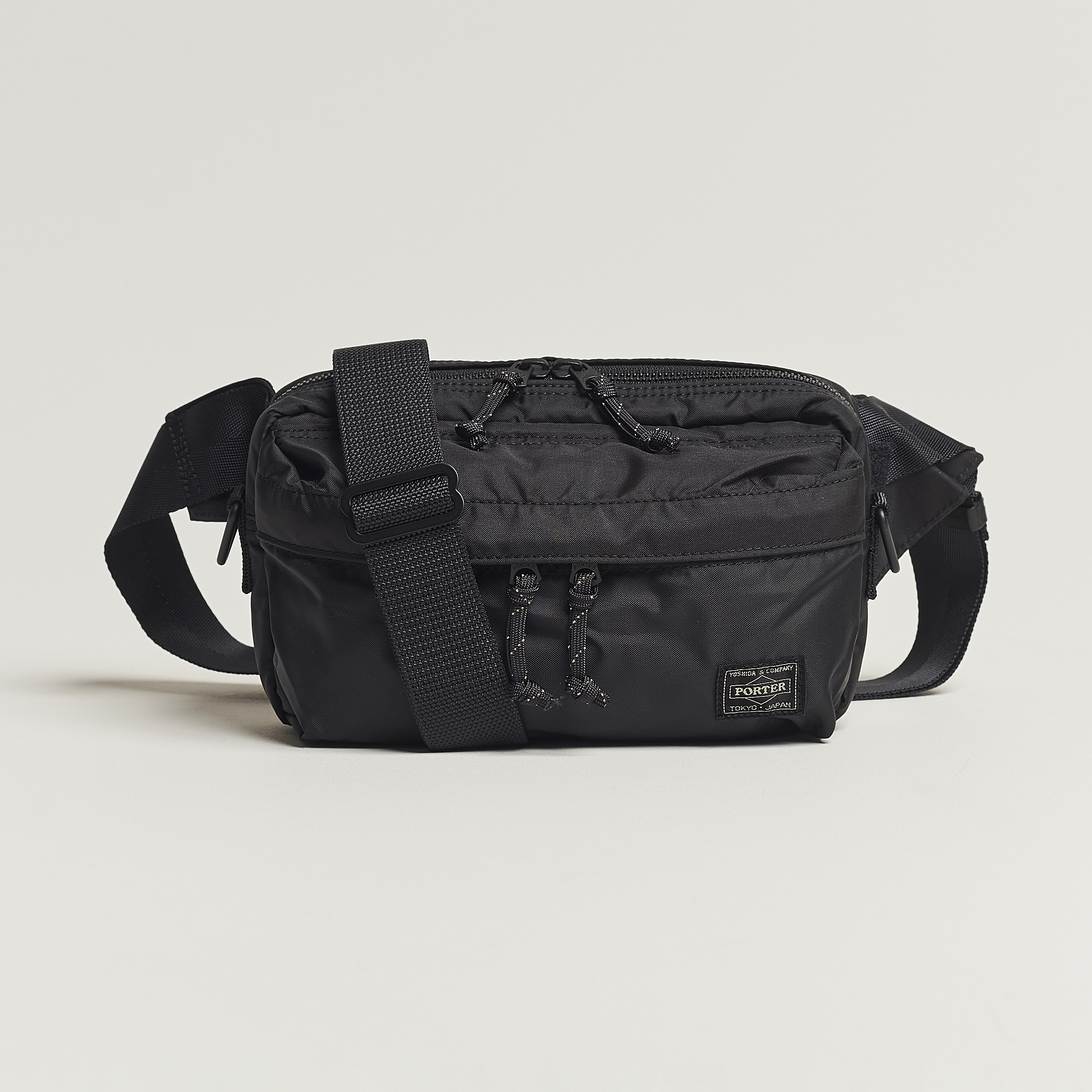 Porter-Yoshida & Co. Force Waist Bag Black at CareOfCarl.com