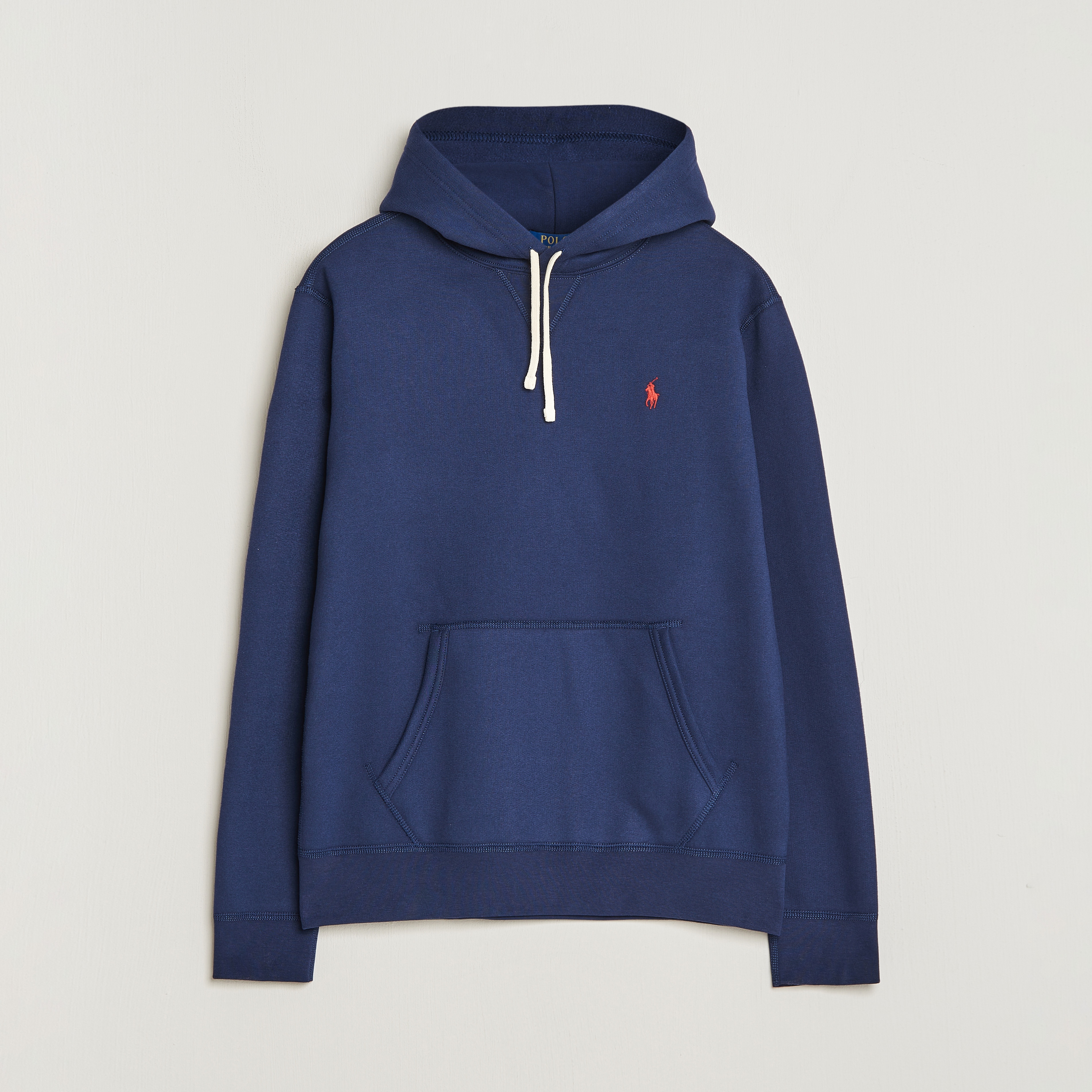 Polo Ralph Lauren RL Fleece Hoodie Cruise Navy at CareOfCarl.com