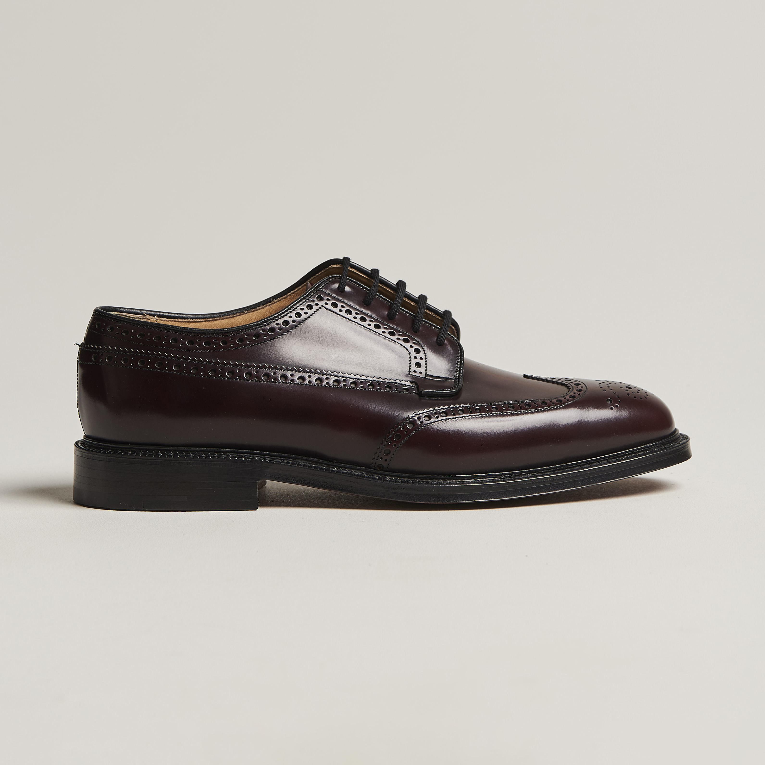 Church's Grafton Polished Binder Brogue Burgundy at CareOfCarl.com