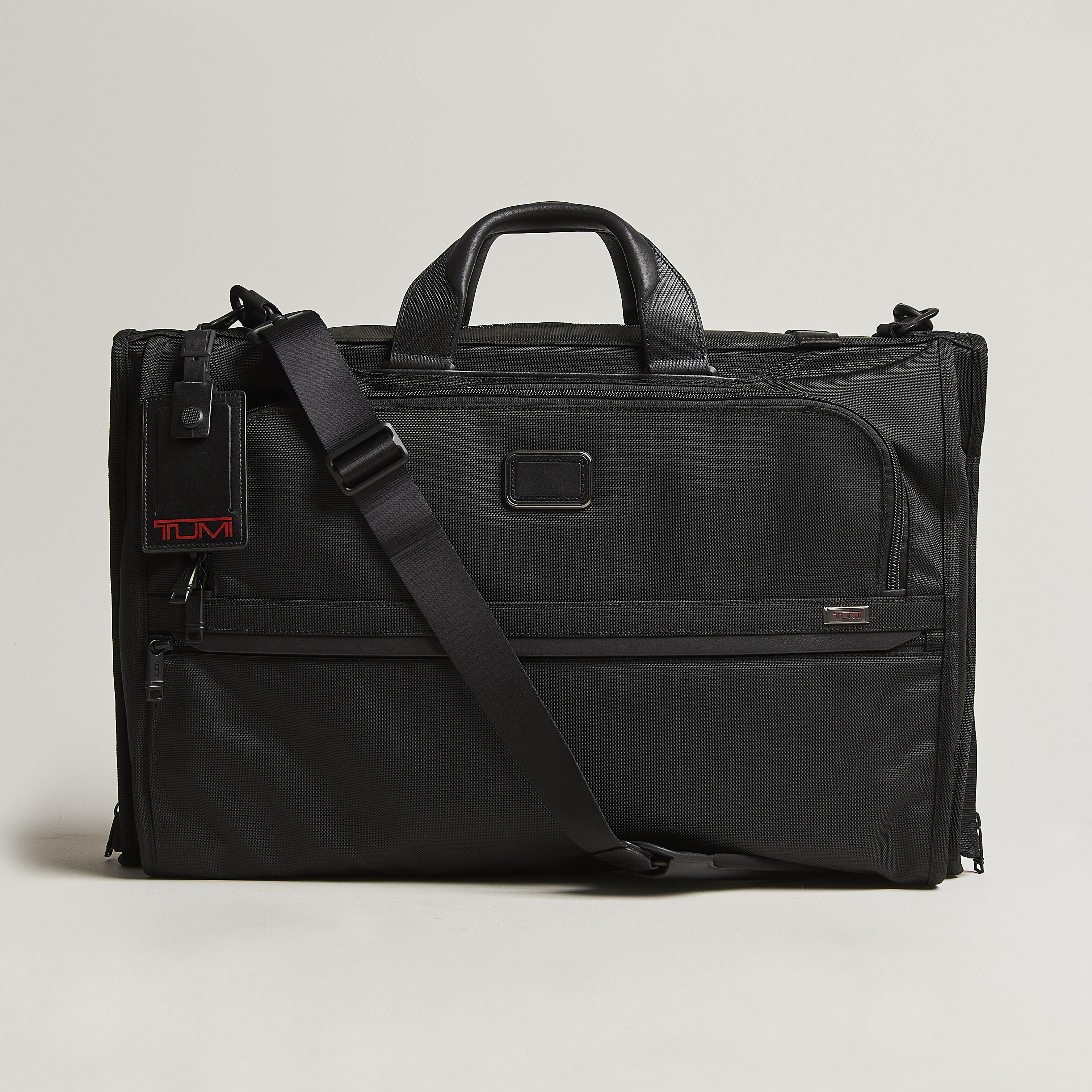 TUMI Alpha 3 Garment Tri-Fold Carry On Black at CareOfCarl.com