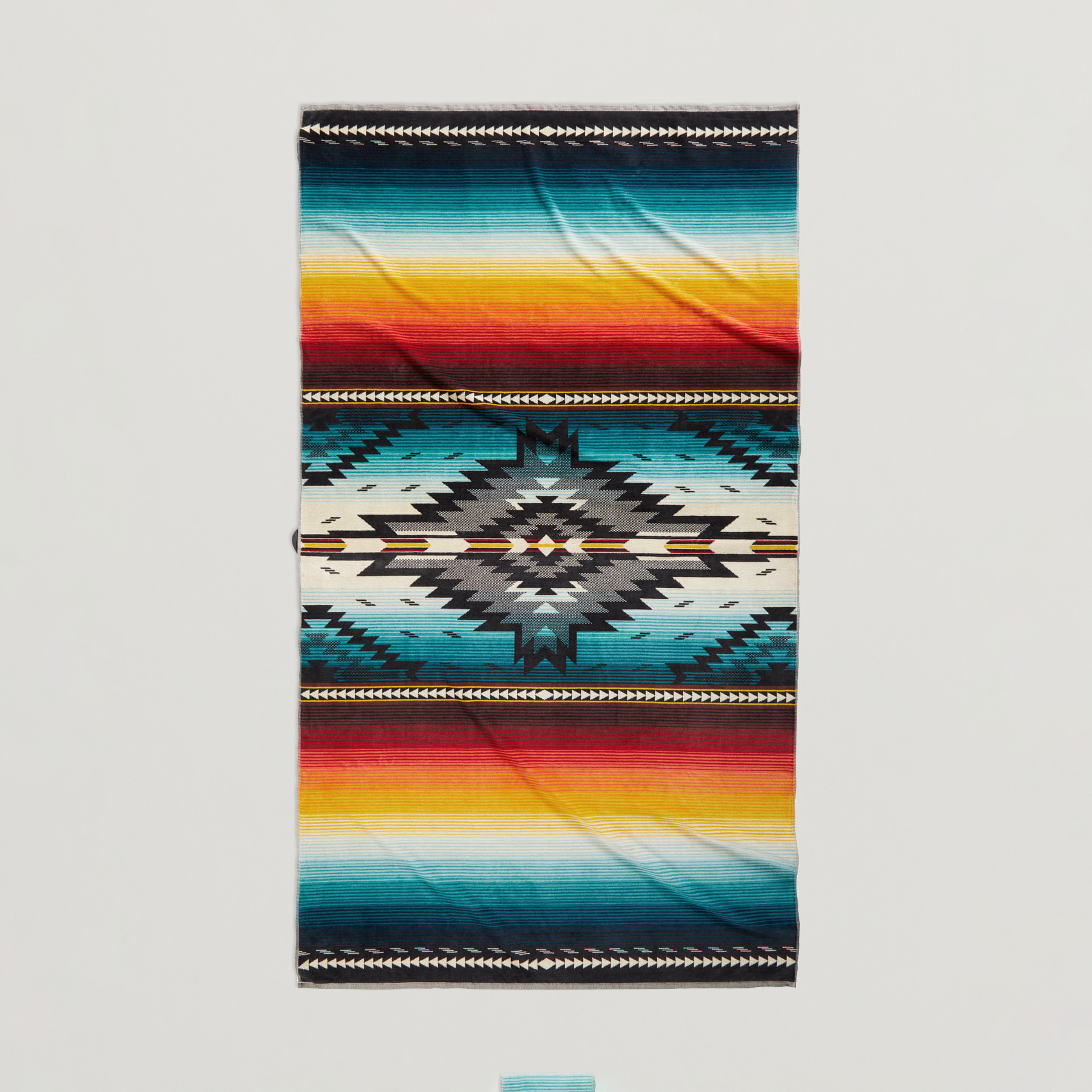 Pendleton Oversized Jacquard Spa Towel Saltillo Sunset at CareOfCarl.com