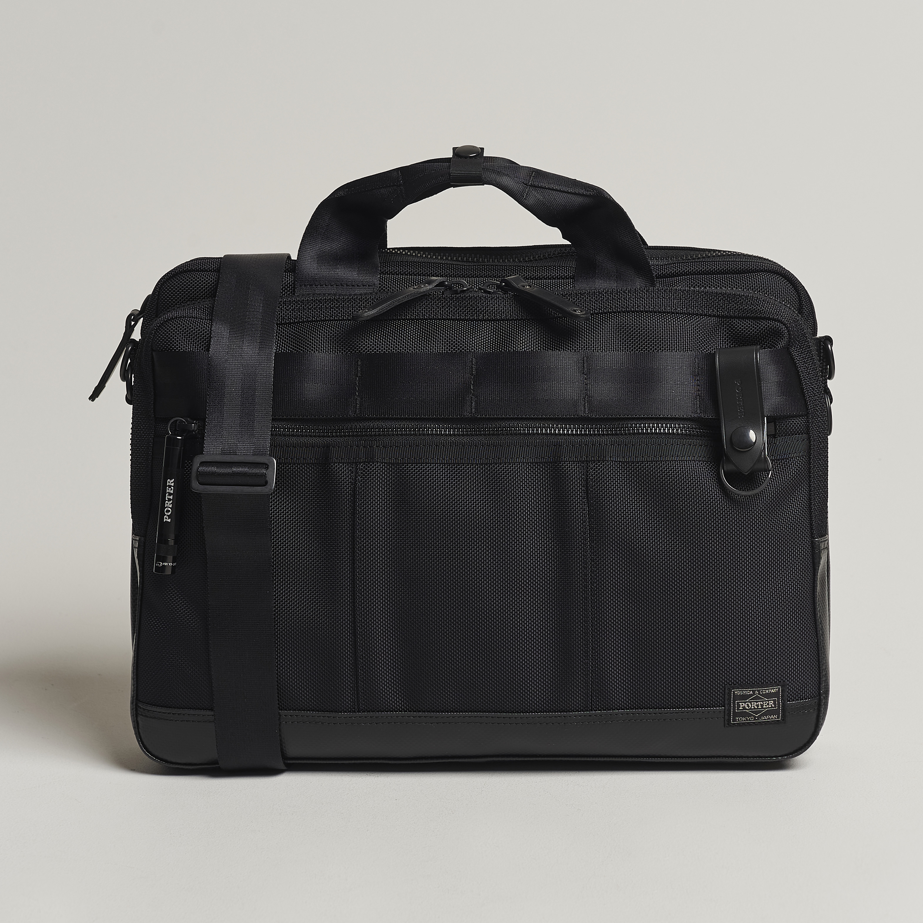 Porter-Yoshida & Co. Heat 2Way Briefcase Black at CareOfCarl.com
