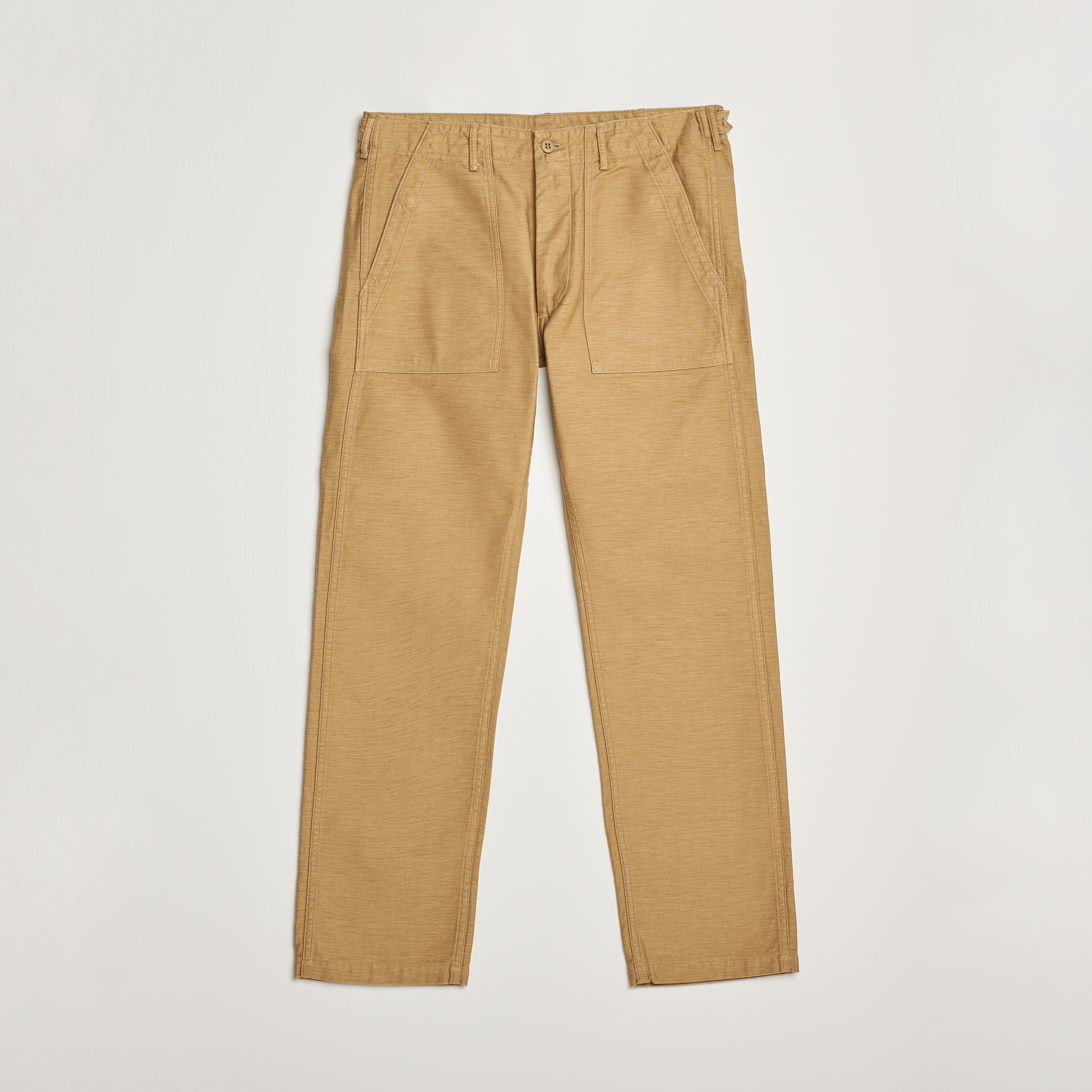 未使用 orSlow FATIGUE PANTS 1 KAHKI orSlow Slim Fit Original Sateen Fatigue Pants Khaki at