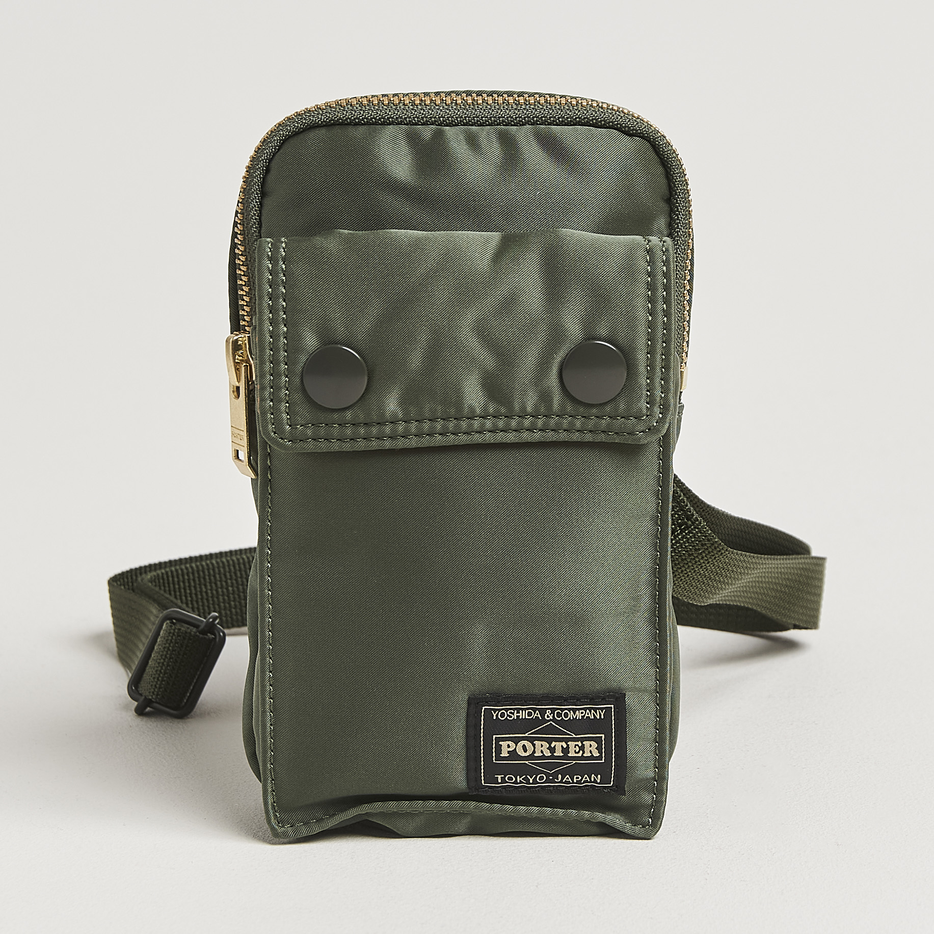 Porter-Yoshida & Co. Tanker Mobile Pouch Sage Green at