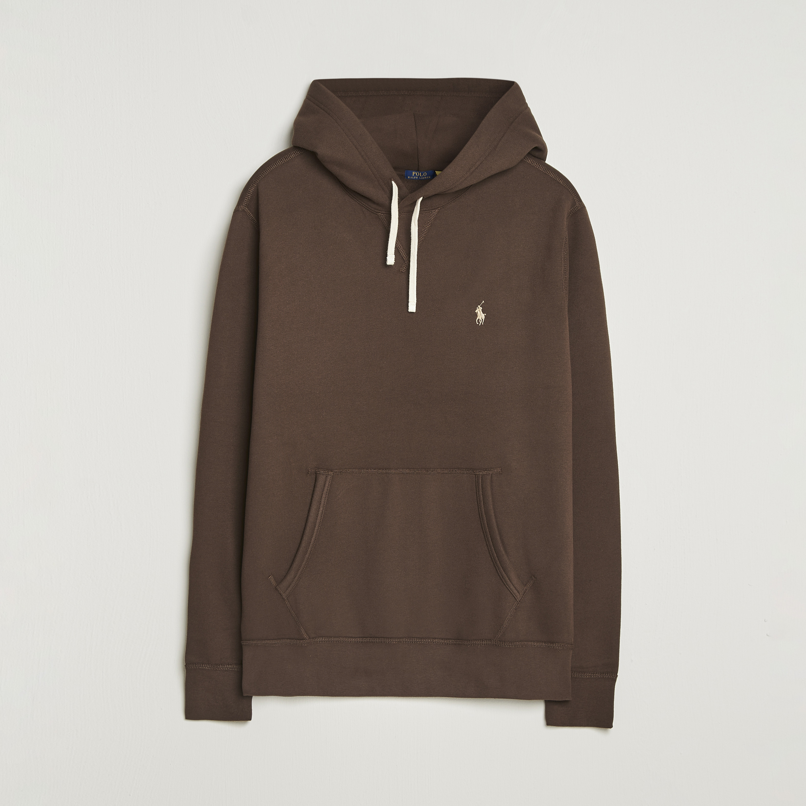 Polo Ralph Lauren RL Fleece Hoodie Nutmeg Brown at