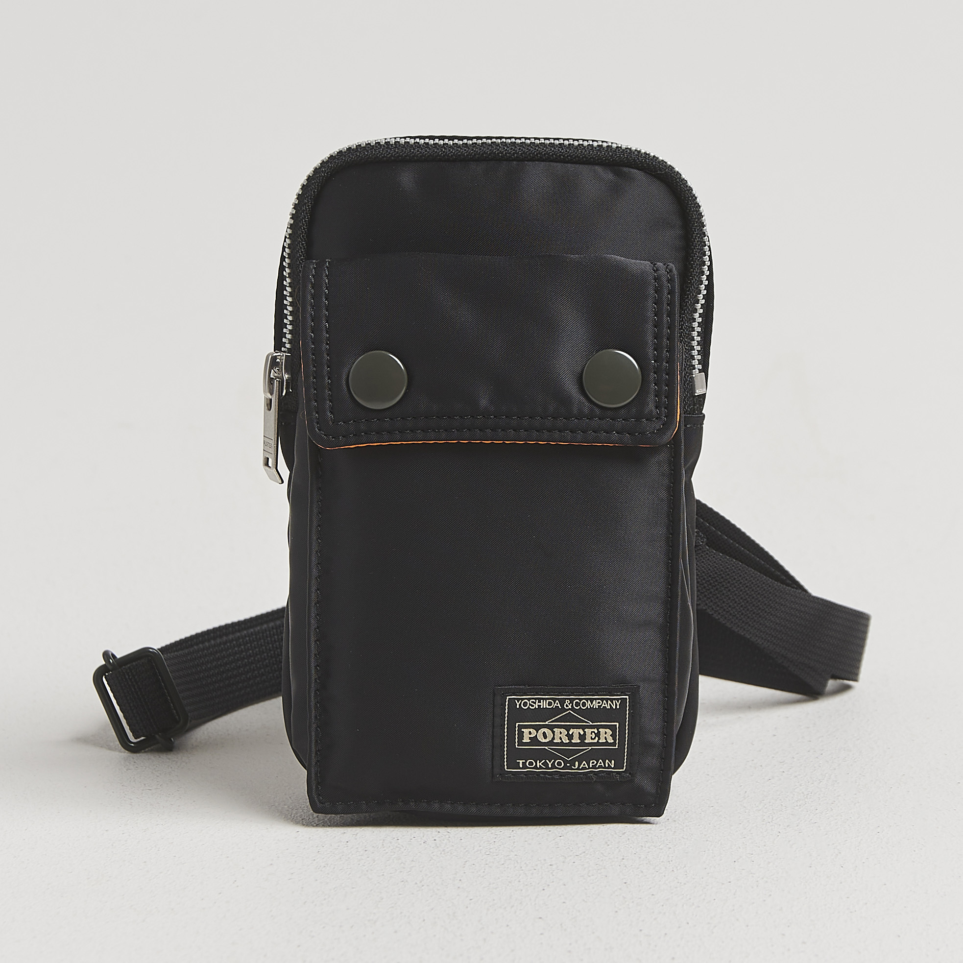 Porter-Yoshida & Co. Tanker Mobile Pouch Black at CareOfCarl.com