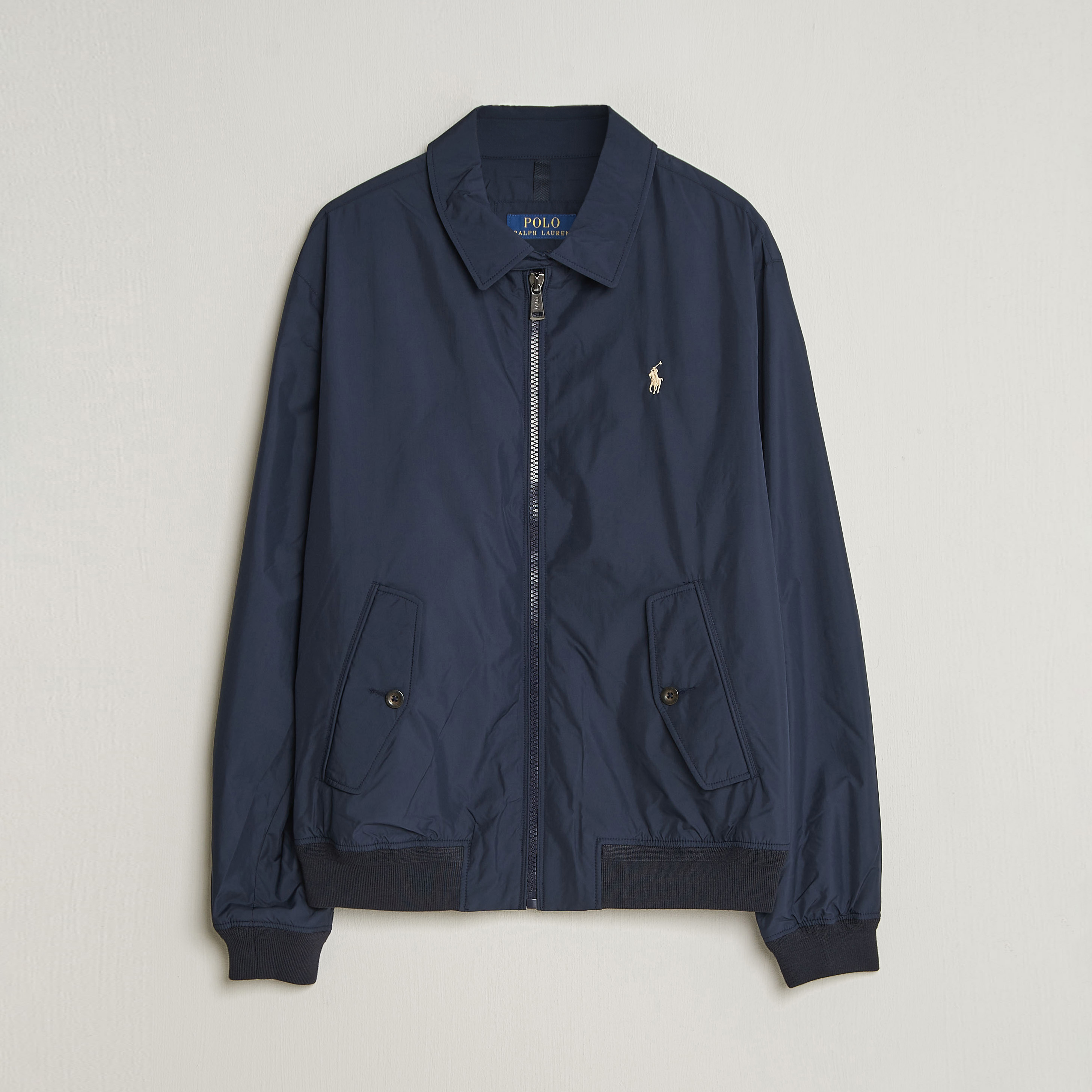 Polo Ralph Lauren Windbreaker Packable Jacket Navy at CareOfCarl.com