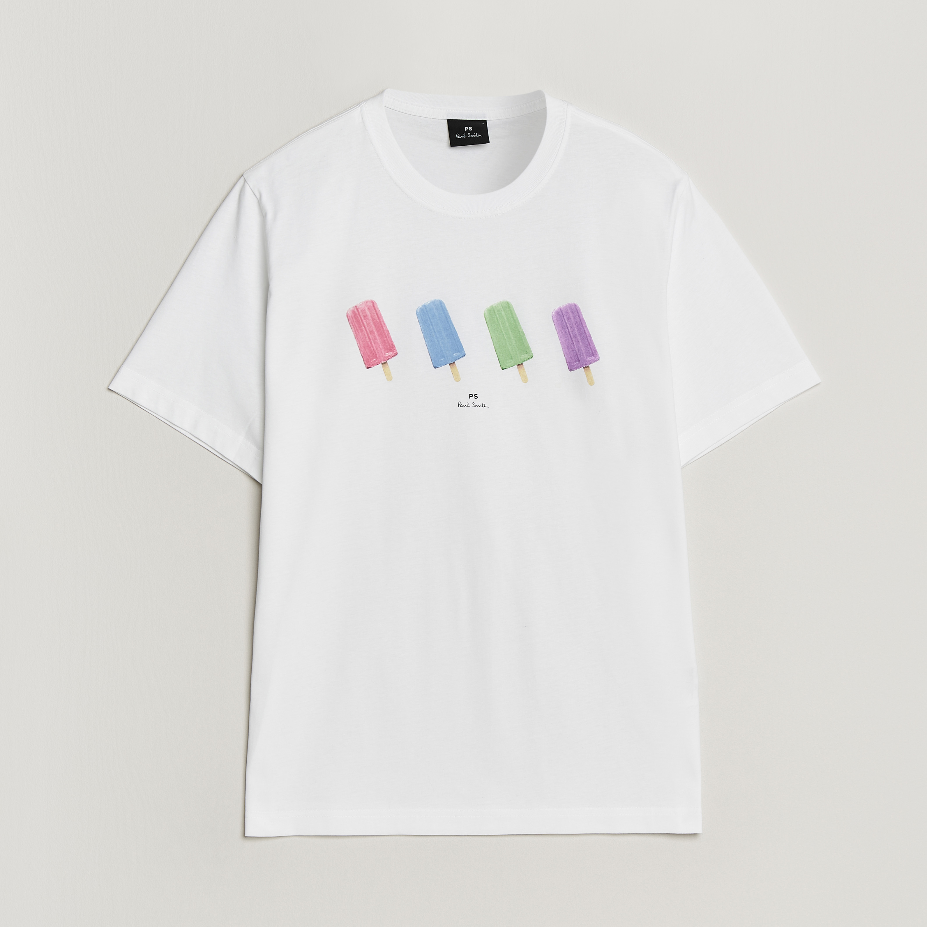 PS Paul Smith Lollies Printed T-Shirt White at CareOfCarl.com