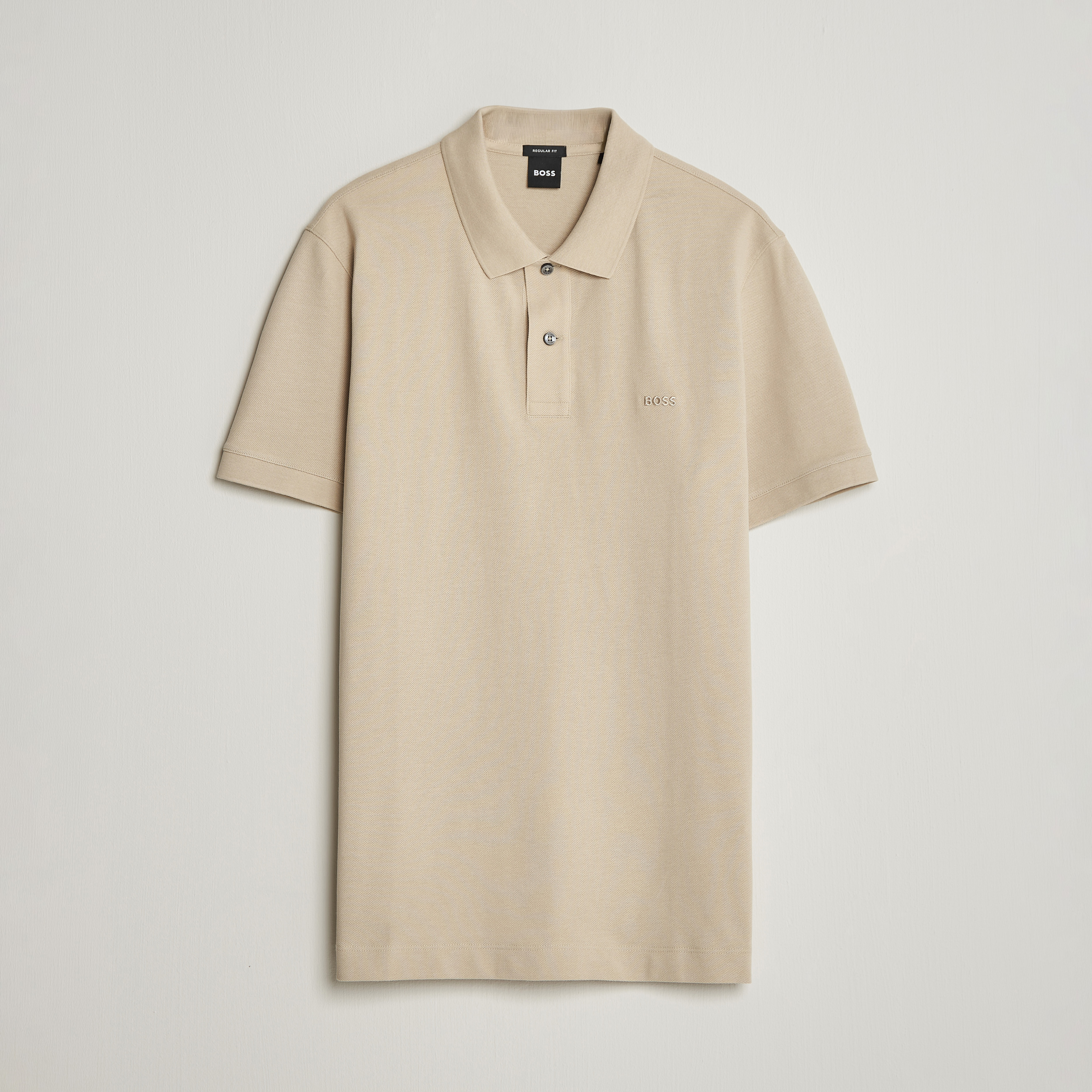 BOSS BLACK Pallas Polo Open Beige at CareOfCarl.com