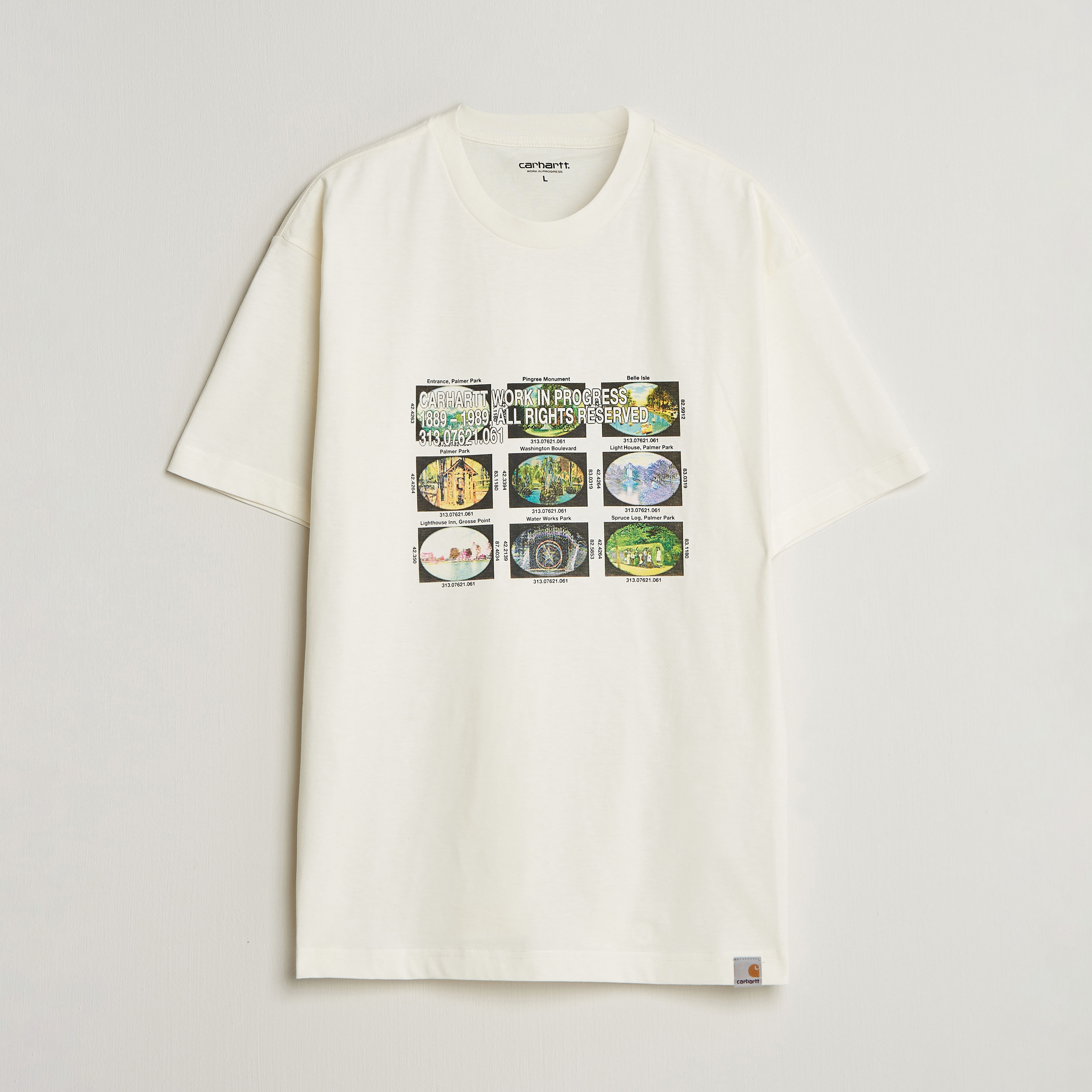 Carhartt WIP Coordinates Printed T-Shirt Wax at CareOfCarl.com