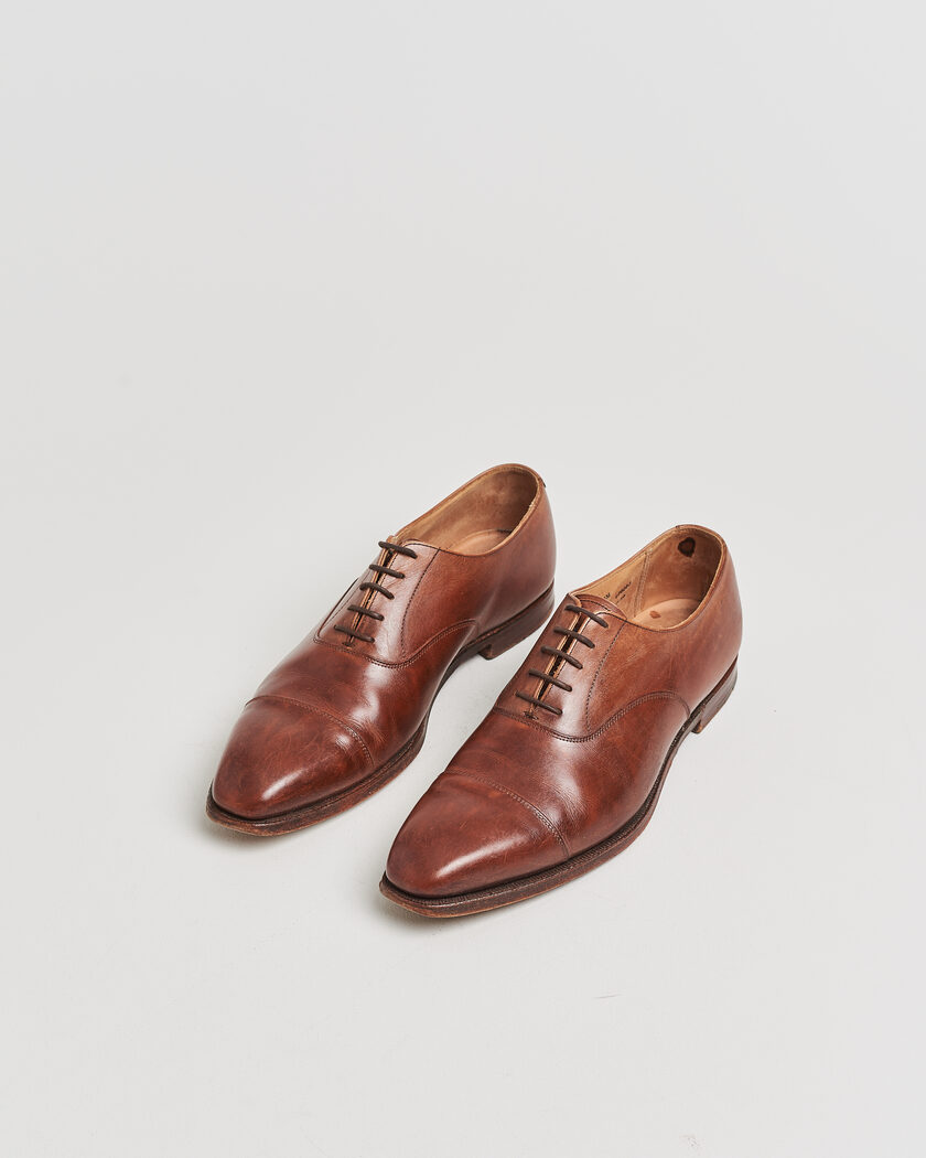 Pre-owned Crockett & Jones Hallam Oxford Beechnut Calf UK9,5 - EU43,5 – Brown