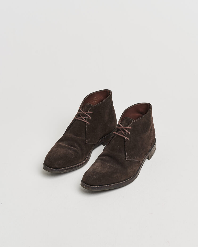 Pre-owned Loake 1880 Pimlico Chukka Boot Dark Brown Suede UK10 - EU44 – Brown