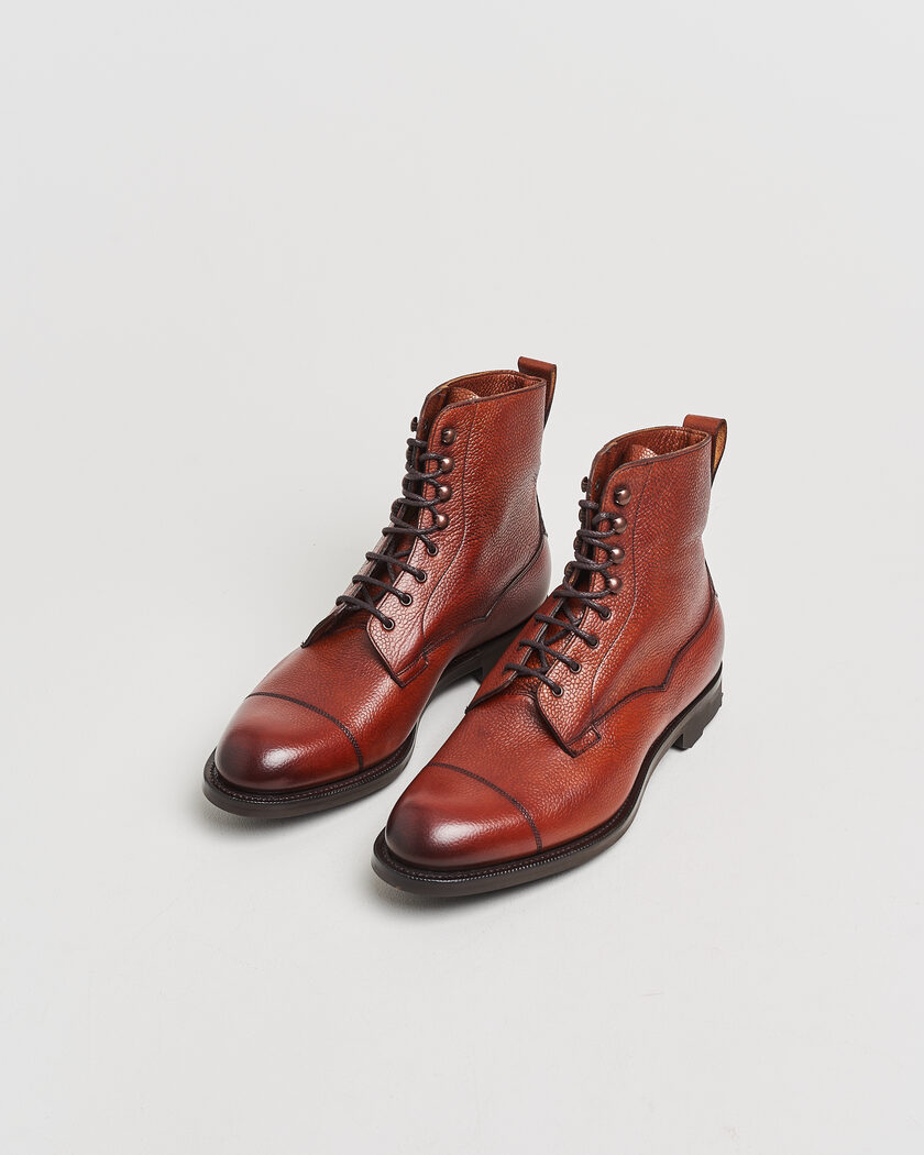 Pre-owned Edward Green Galway Ridgeway Boot Rosewood Country Calf UK8 - EU42 – Brown