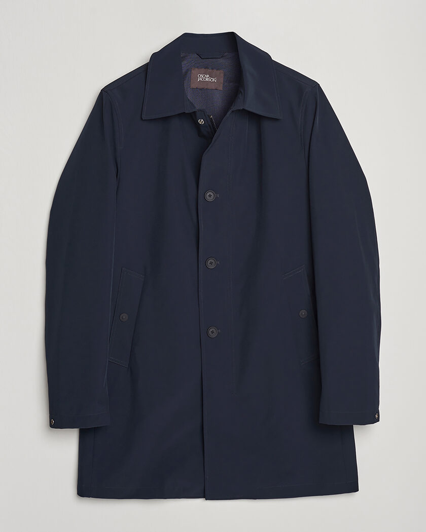Pre-owned Oscar Jacobson Johnsson Coat Navy 50 – Blue