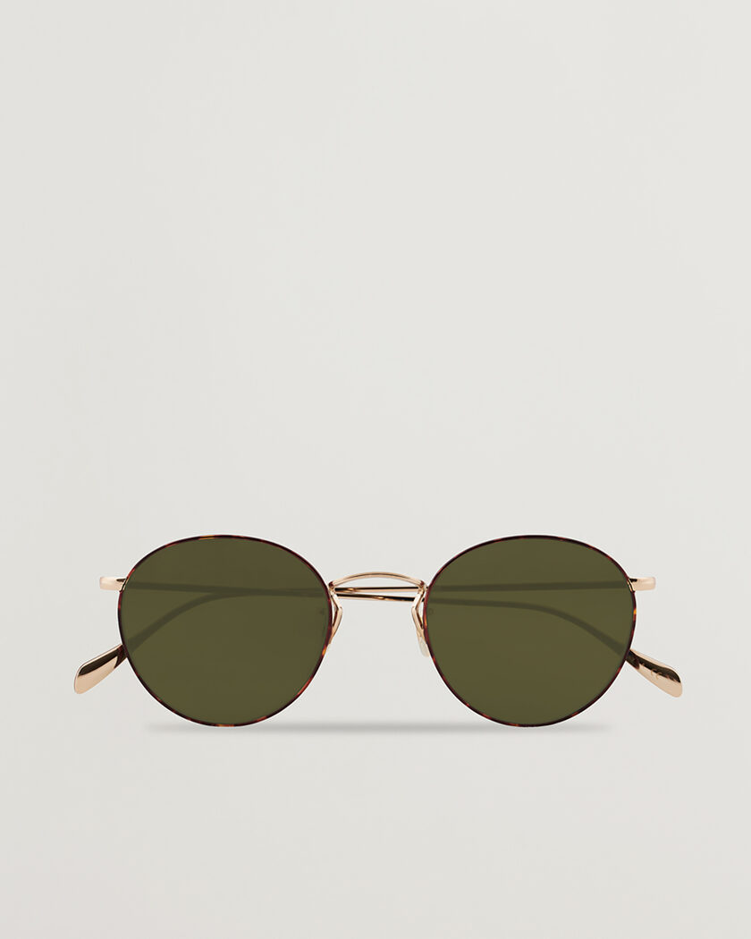 Pre-owned Oliver Peoples 0OV1186S Sunglasses Gold/Tortoise – Brown