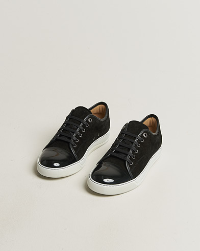 Pre-owned Lanvin DBB1 Patent Cap Toe Sneaker Black UK7 - EU41 – Black