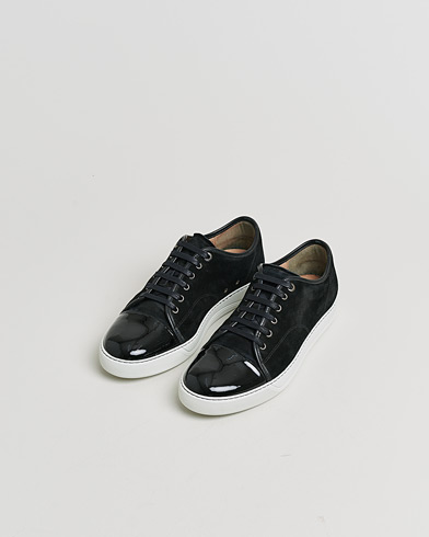Pre-owned Lanvin DBB1 Patent Cap Toe Sneaker Black UK10 - EU44 – Black