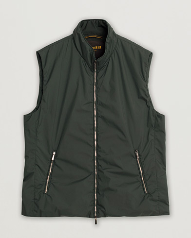 Pre-owned MooRER Senio Padded Vest Forest – Green