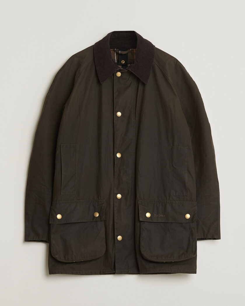 Pre-owned Barbour Lifestyle Beausby Waxed Jacket Olive S – Green