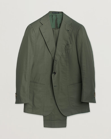 Pre-owned Orazio Luciano Cotton Suit Green 50 – Green