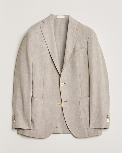  Boglioli K Jacket Wool Hopsack Blazer Beige 46 – Beige