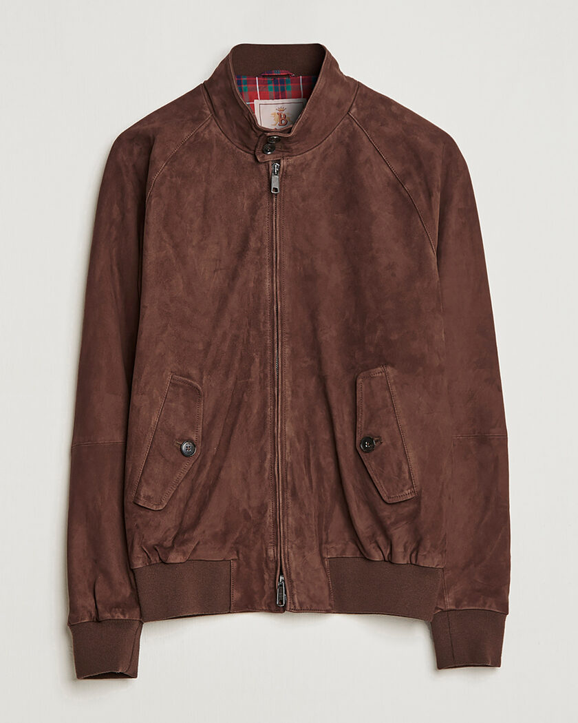 Pre-owned Baracuta G9 Suede Jacket Chocolate UK42 - EU52 – Brown